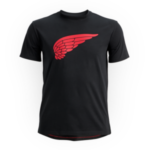 Short Sleeve Wing T-Shirt Black
