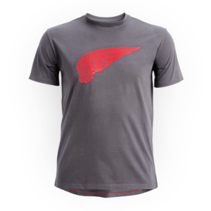 Short Sleeve Wing T-Shirt Dark Gray